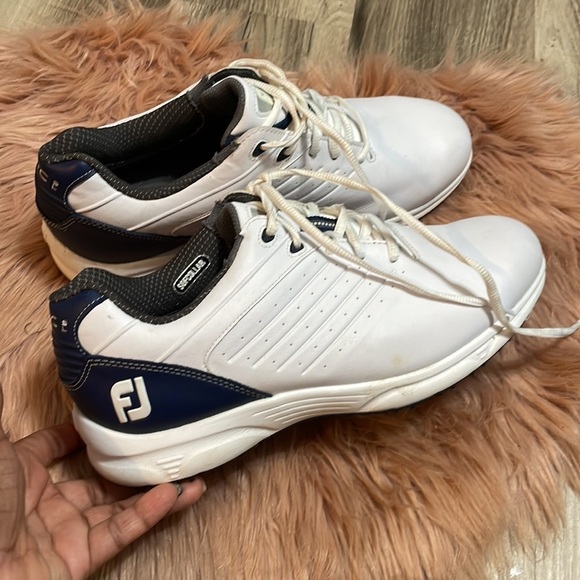 FootJoy White Arc Golf Shoes Size 8 - Picture 4 of 9